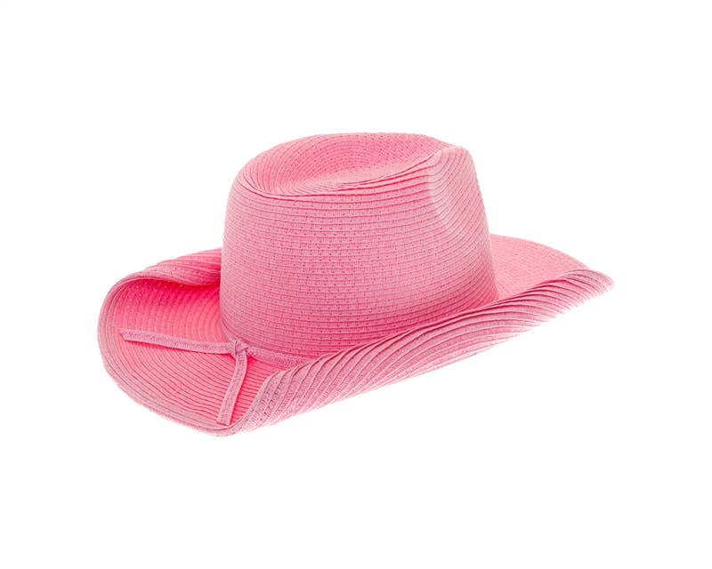 Kids Straw Cowboy Hat