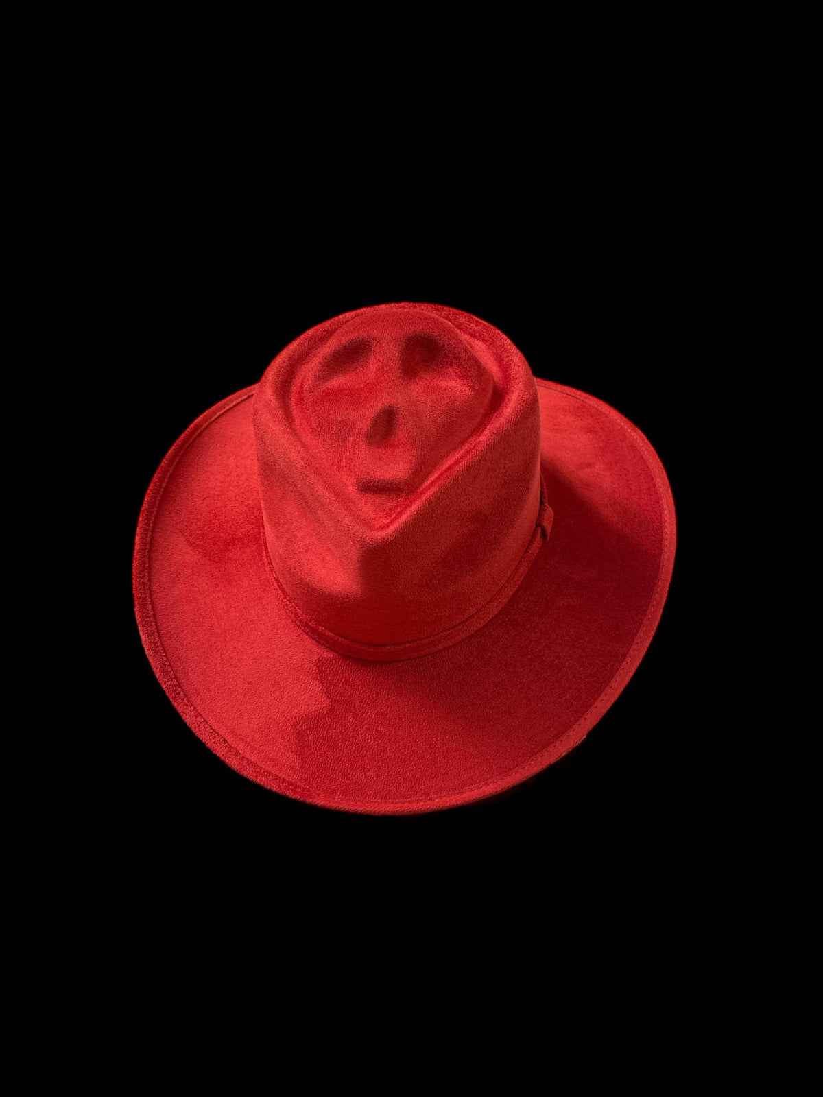 Skull-Billy Style Vegan Suede Hat
