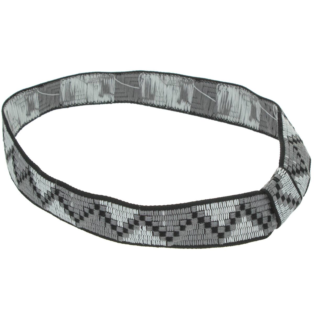 Fedora Hat Aztec Pattern Fabric Belt