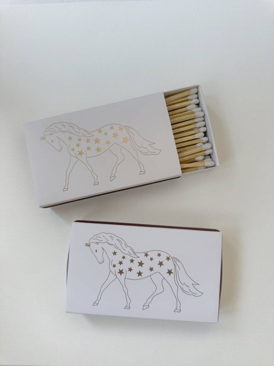 Black Oversized Horse & Stars Matches