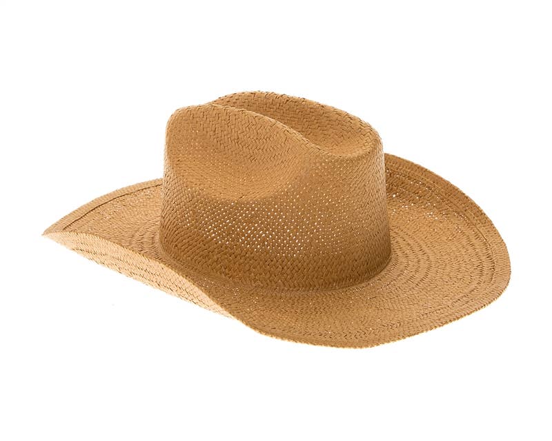 Handwoven Toyo Straw Cowboy Hat - All Colors in Stock!