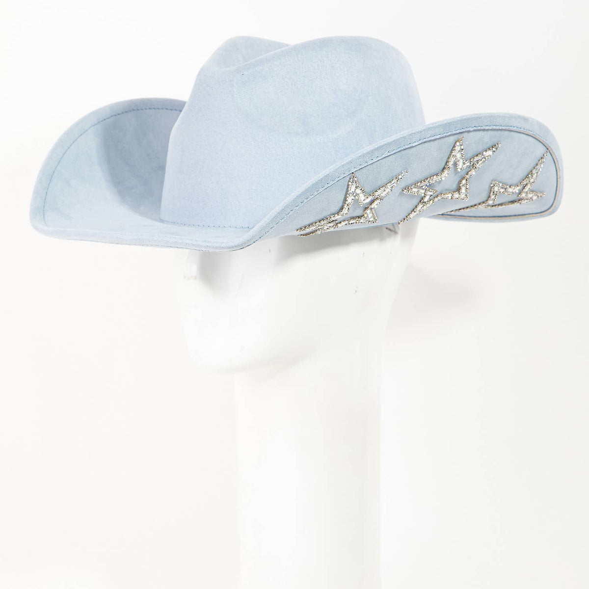 Studded Rhinestone Star Cowboy Hat