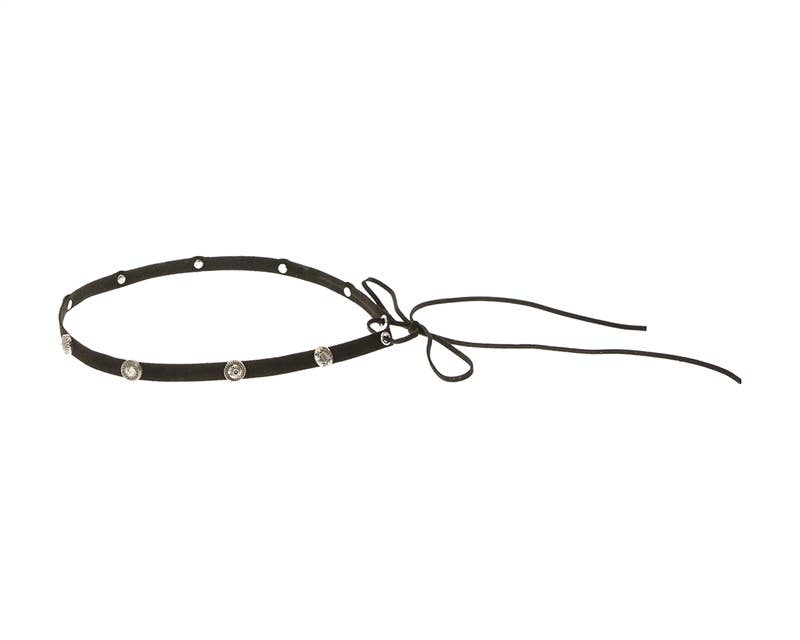 Hat Band - Suede W/ Silver Conchos - 2 Colors!