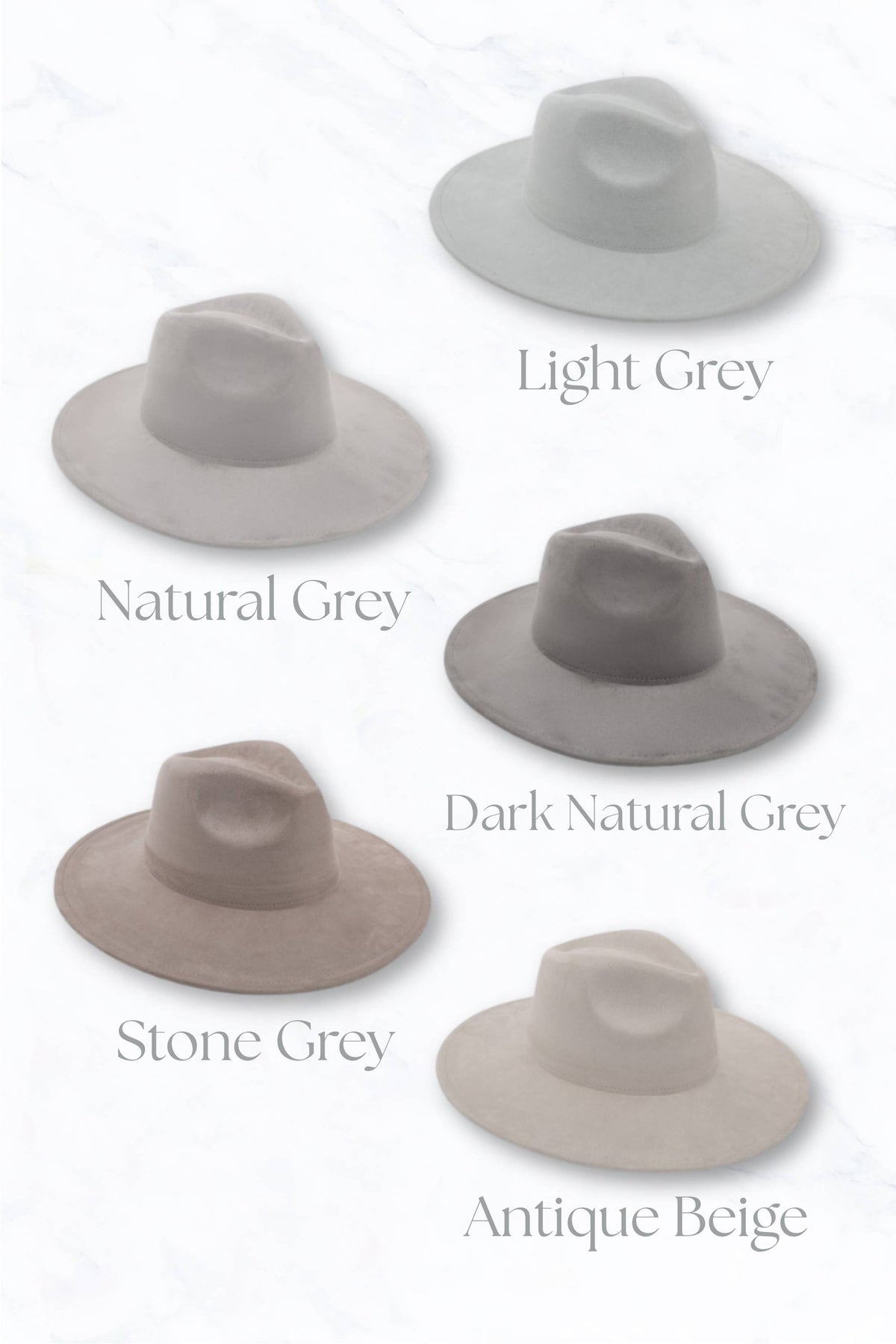 Suede Large Eaves Peach Top Fedora Hat