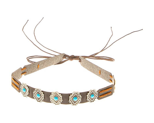 Hat Band - Southwestern Style for Cowboy Hats - Conchos
