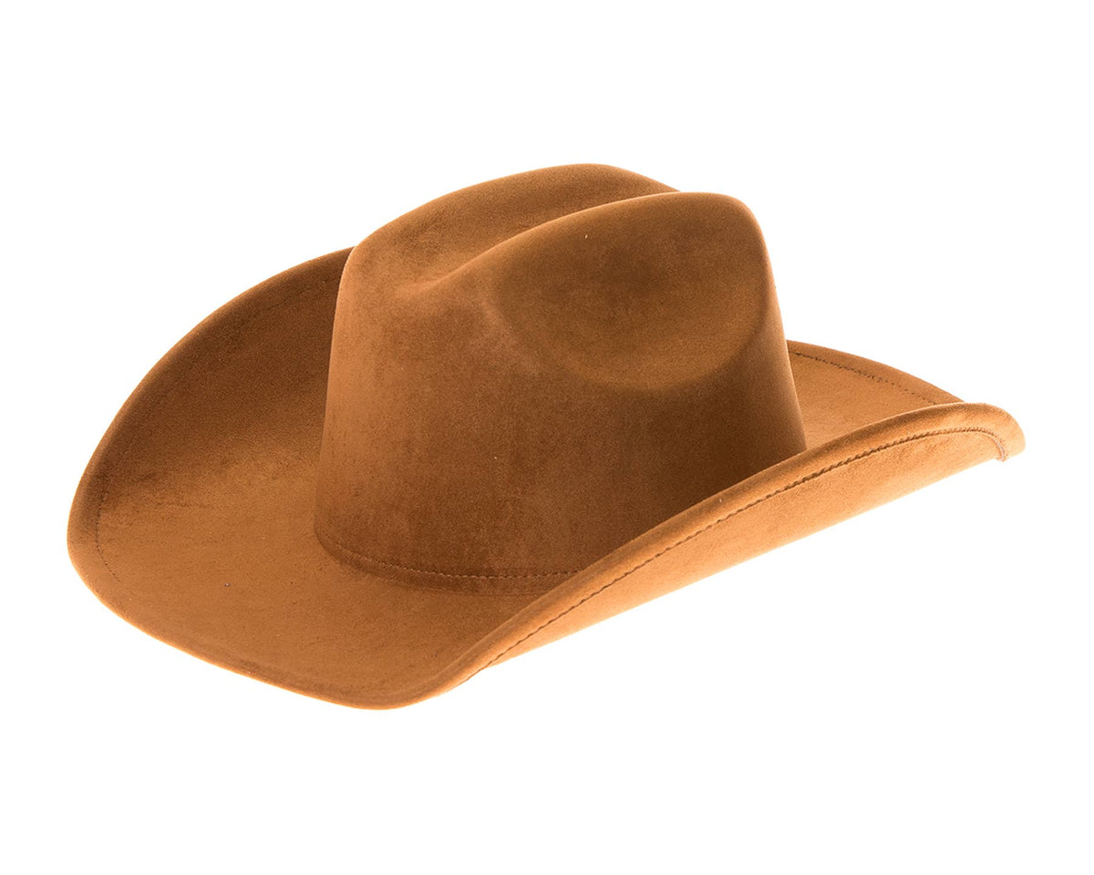 Cattleman Cowboy-Cowgirl Hat - Vegan Suede - Many Colors!