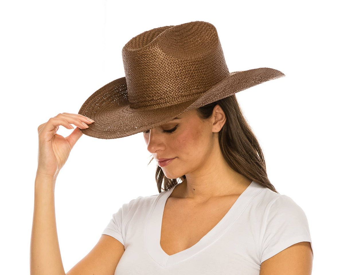 Handwoven Toyo Straw Cowboy Hat - All Colors in Stock!