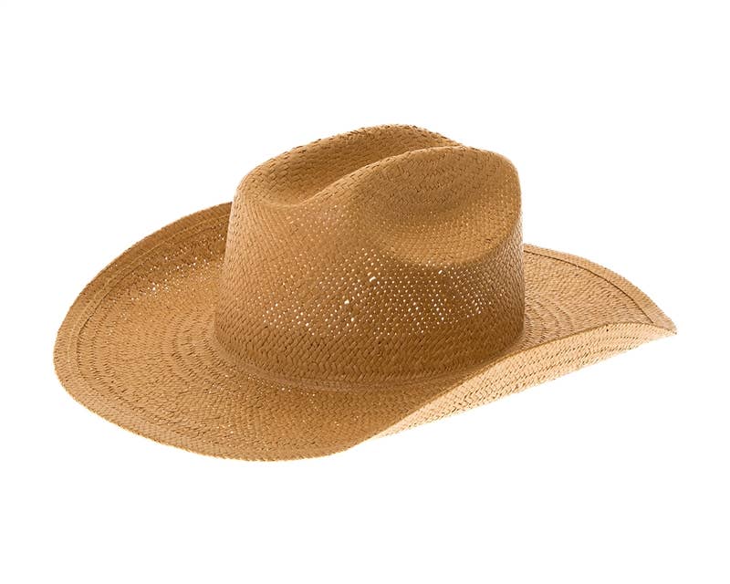 Handwoven Toyo Straw Cowboy Hat - All Colors in Stock!