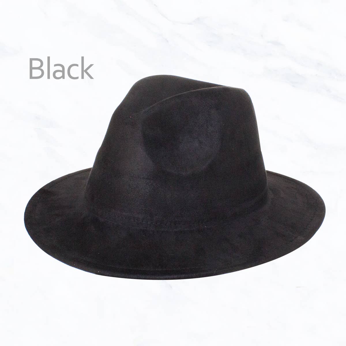 Suede Regular Eaves Peach Top Fedora Hat