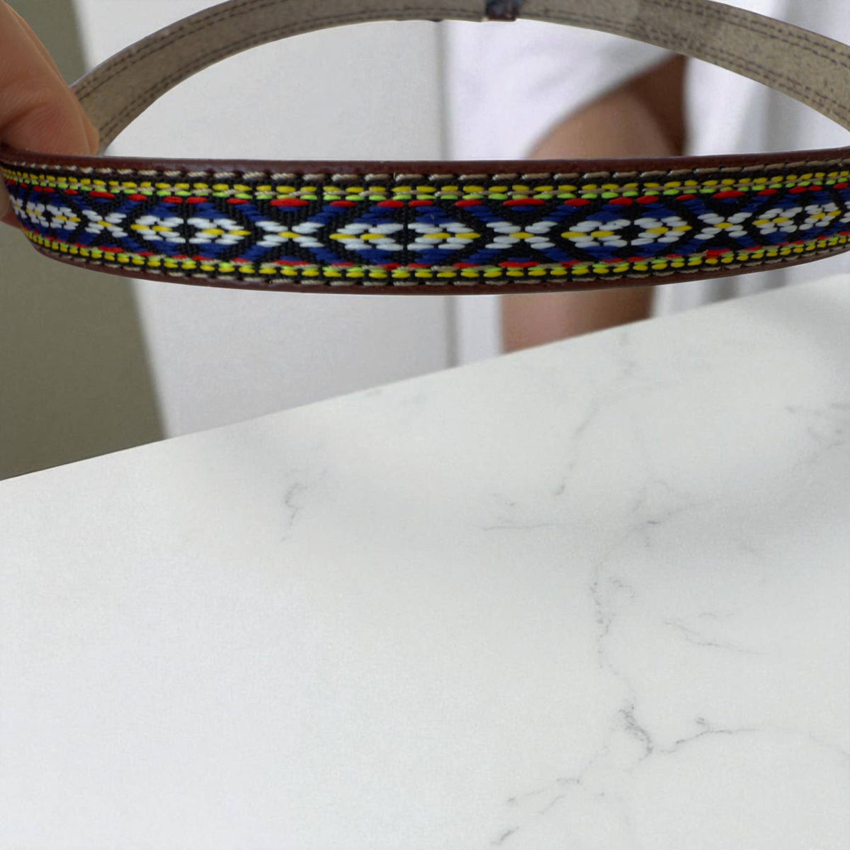 Western Hat Band Colorful Jacquard Design