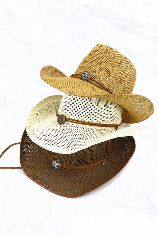 New Western Cowboy Straw Hat