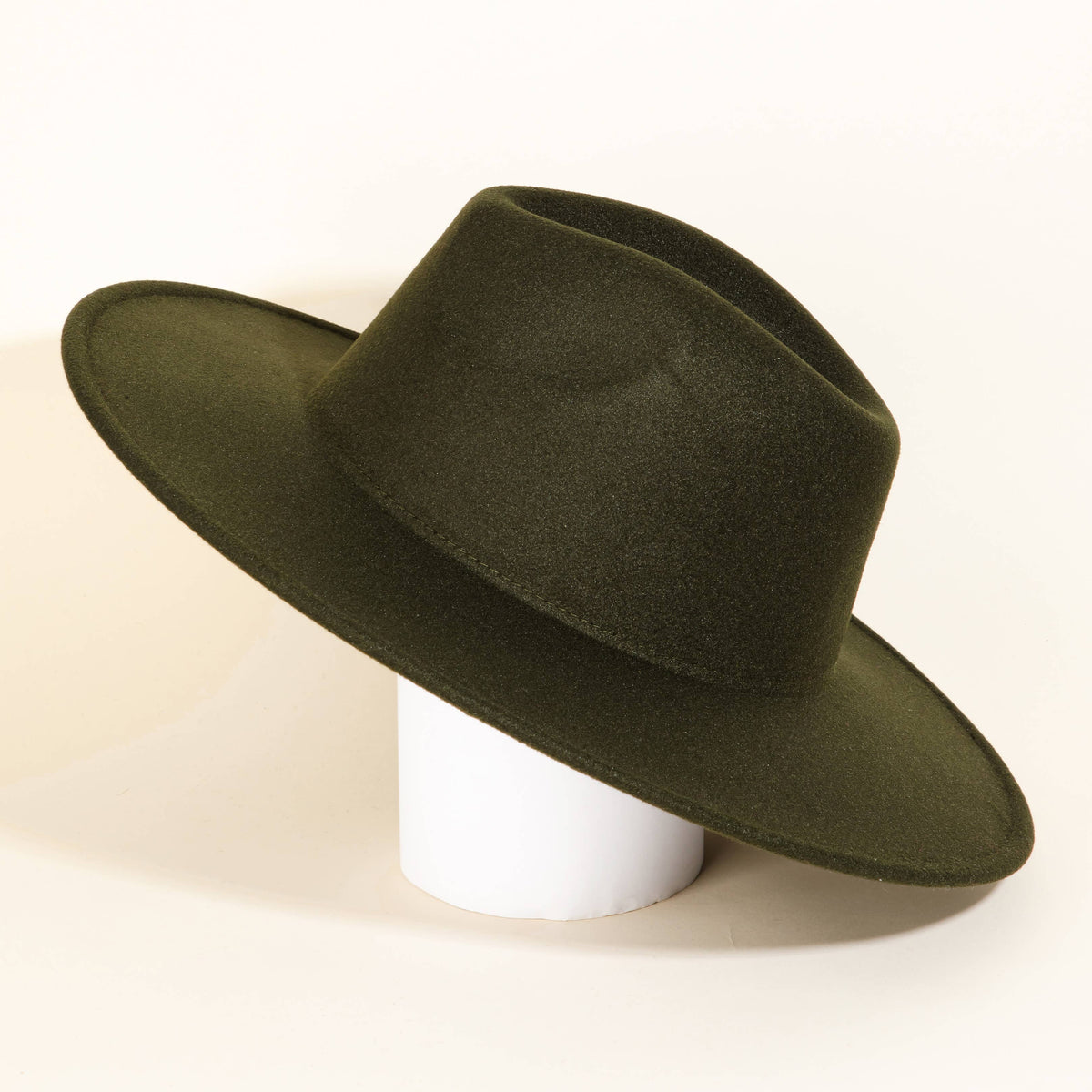 Flat Brim Fedora Fashion Hat