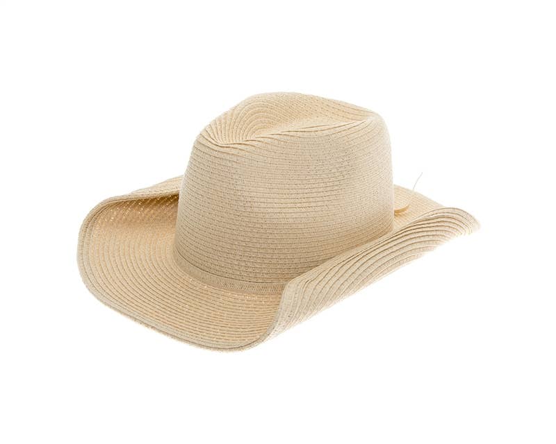 Kids Straw Cowboy Hat