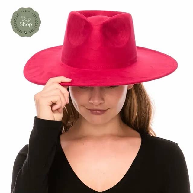 Vegan Suede Rancher Hats - NEW COLORS!