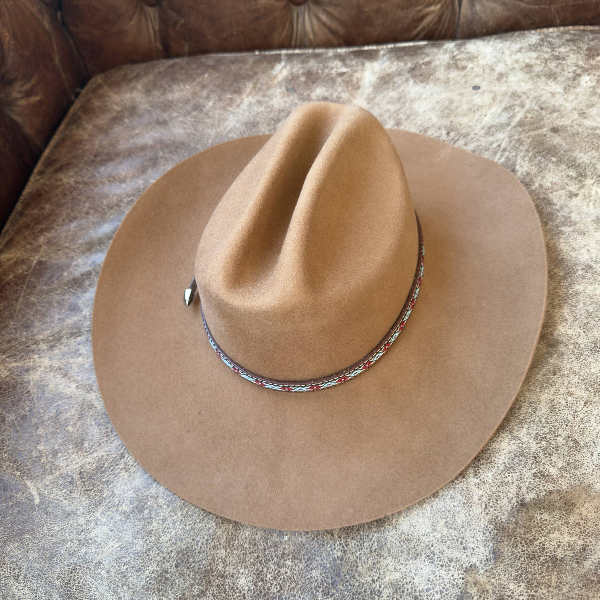 Western Hat Band Colorful Jacquard Design