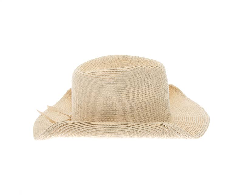 Kids Straw Cowboy Hat