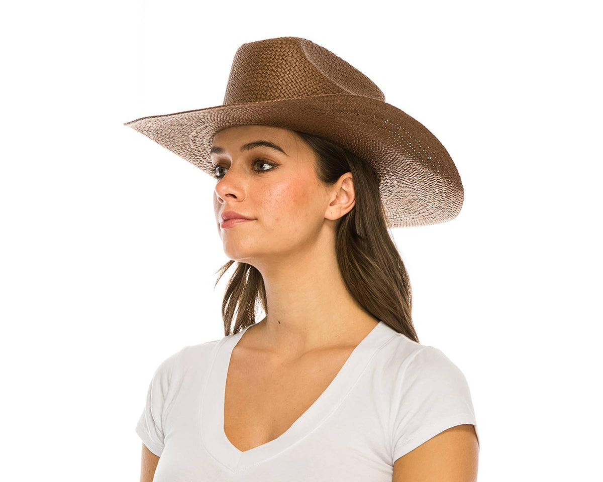 Handwoven Toyo Straw Cowboy Hat - All Colors in Stock!