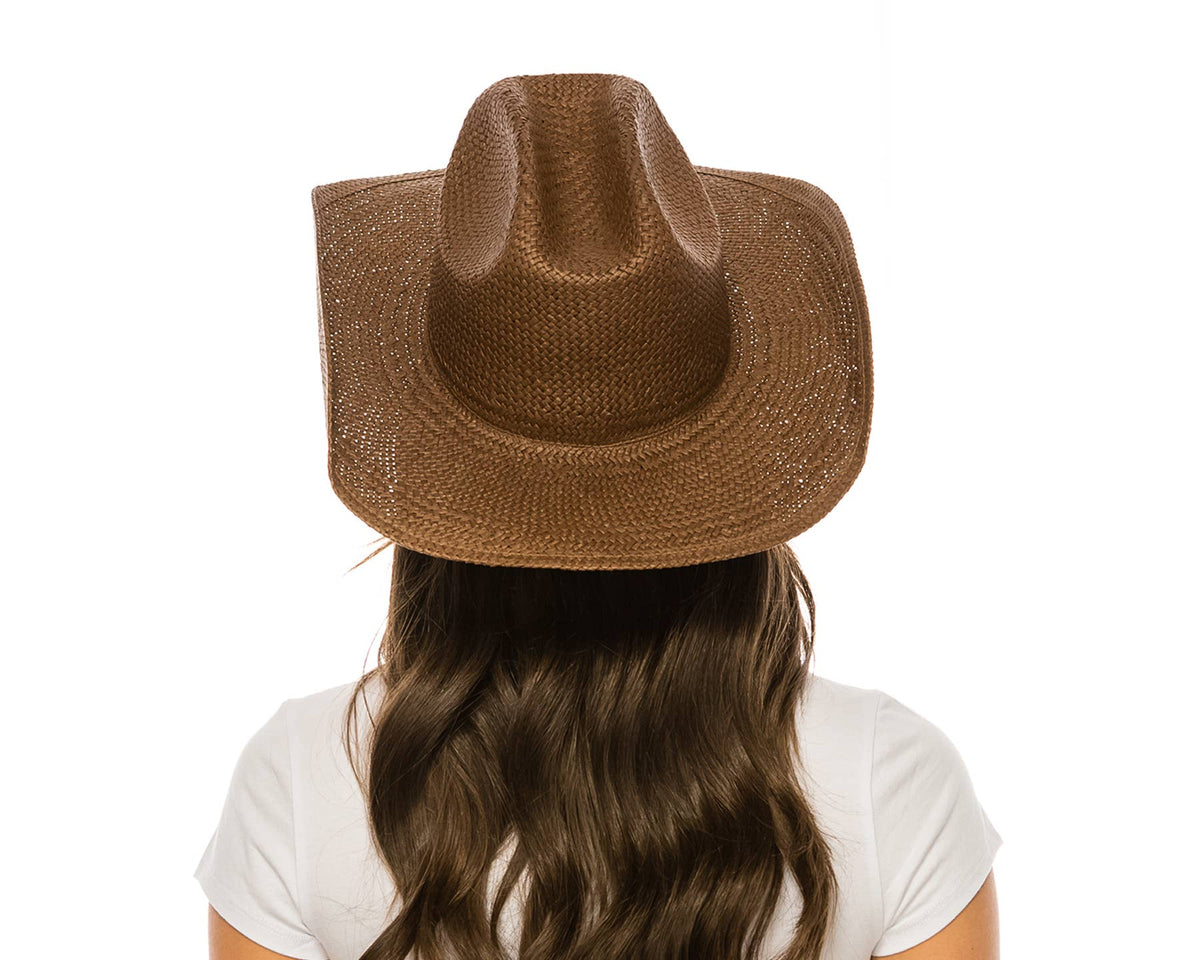 Handwoven Toyo Straw Cowboy Hat - All Colors in Stock!