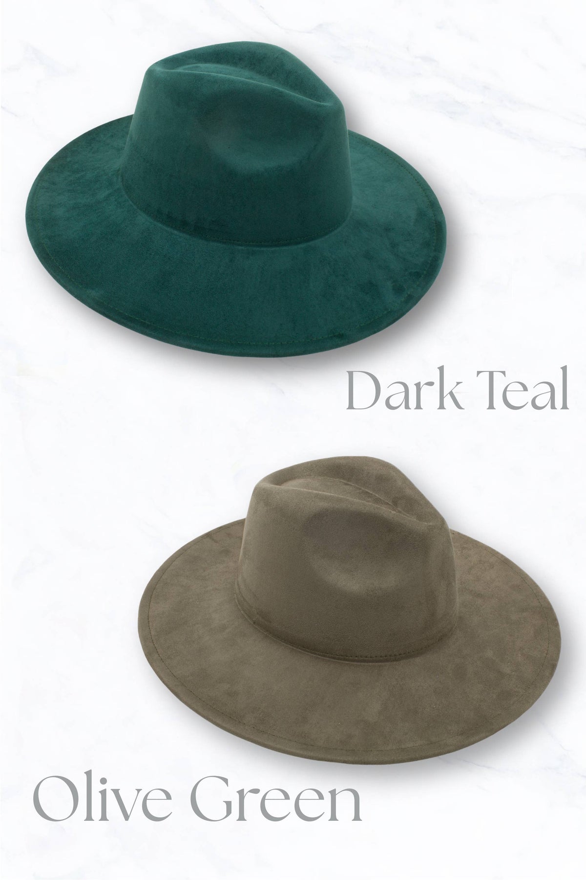 Suede Large Eaves Peach Top Fedora Hat