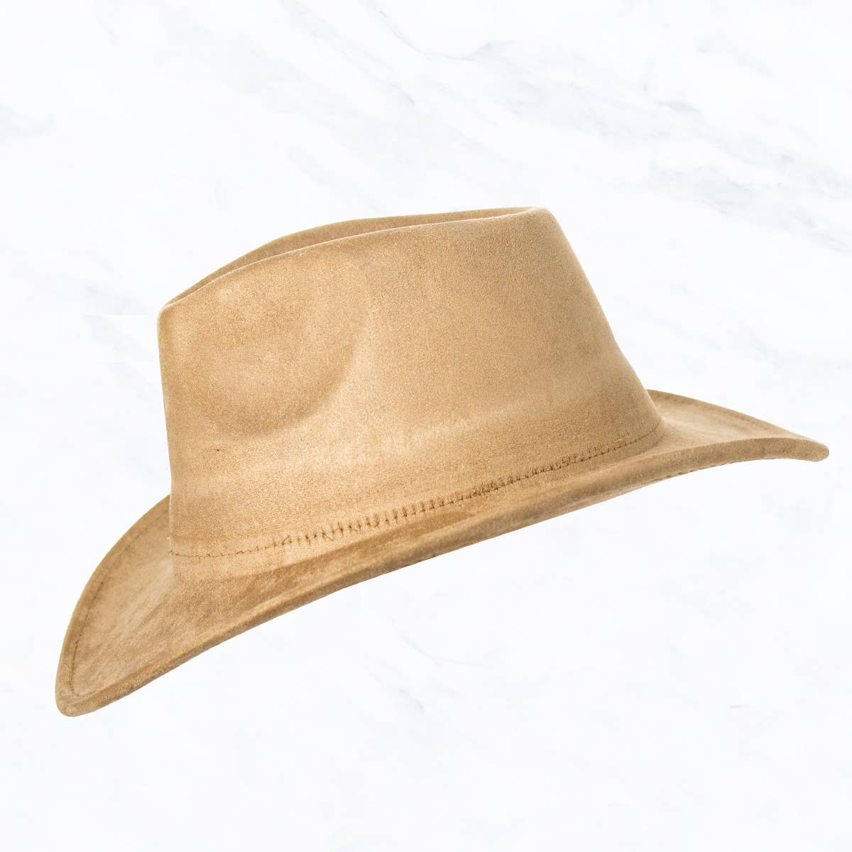 Suede Regular Cowboy Fedora Hat