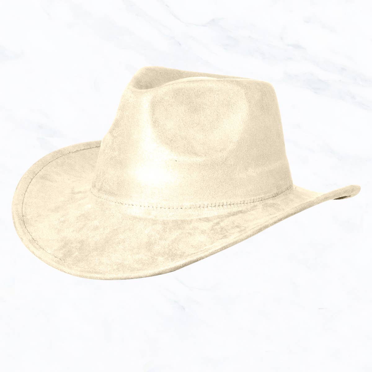 Suede Regular Cowboy Fedora Hat