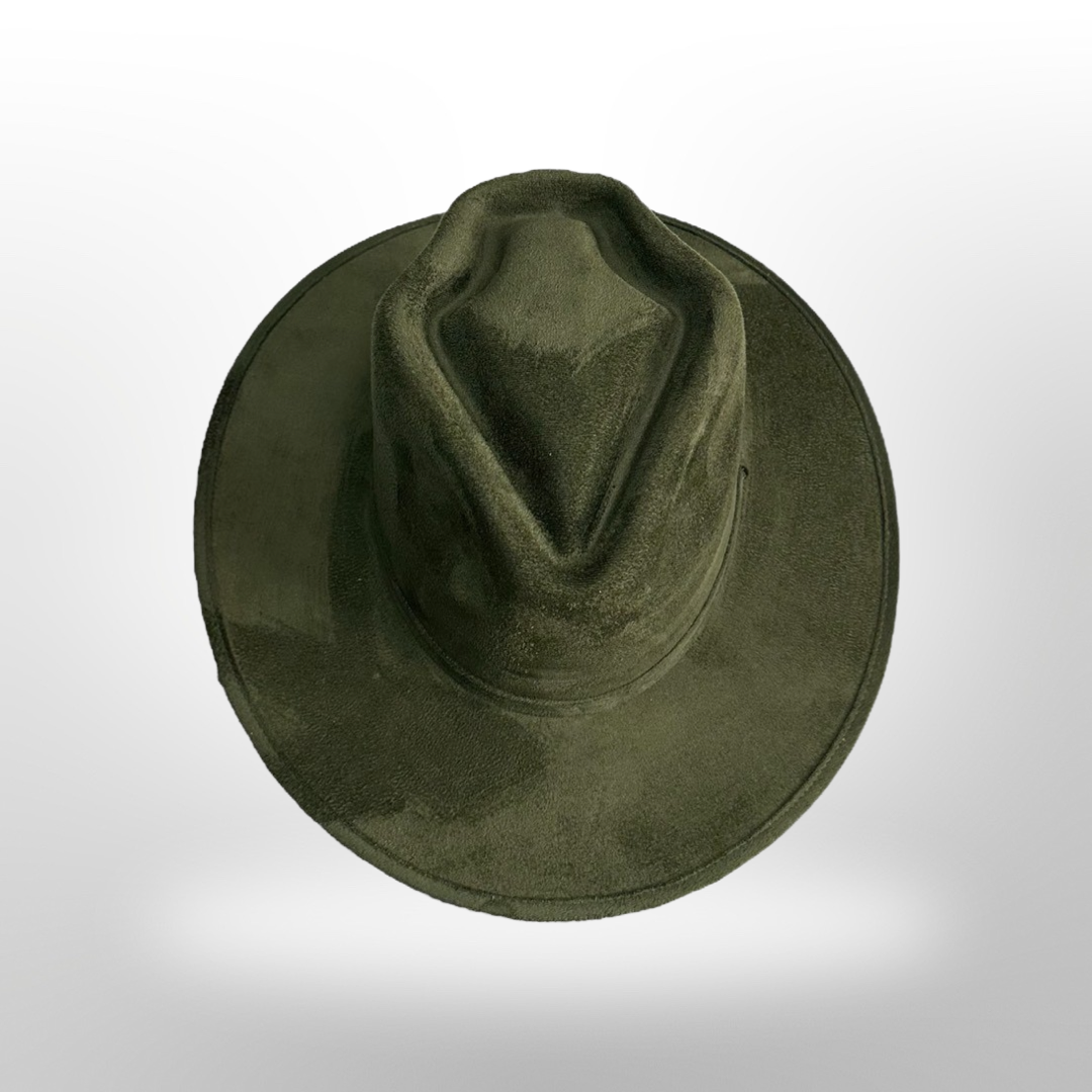 Arrowhead Flat Brim Vegan Suede