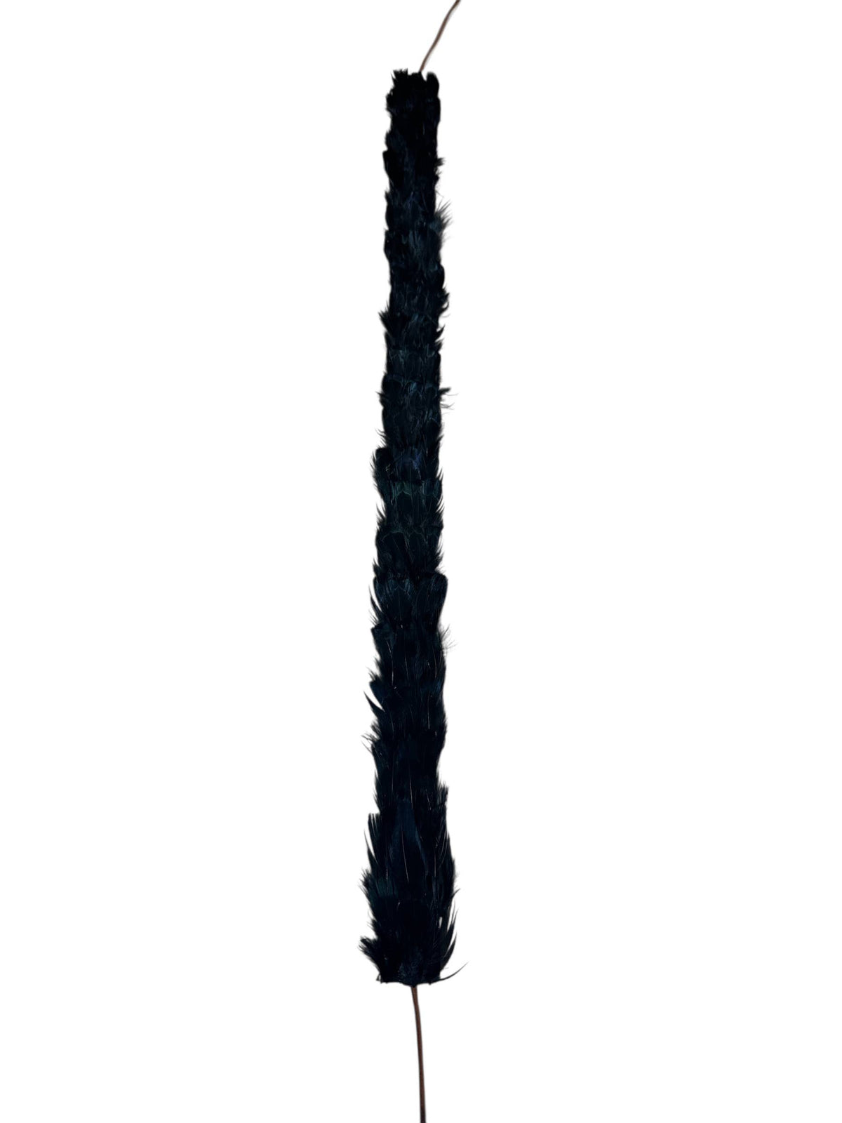Feather hat band with strap
