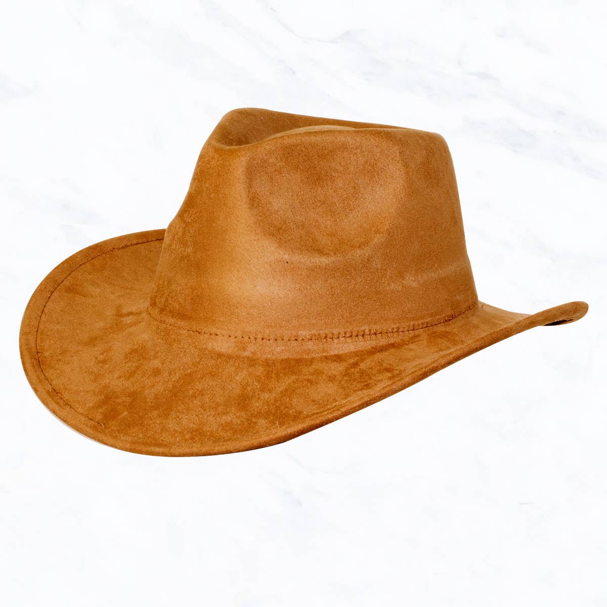 Suede Regular Cowboy Fedora Hat
