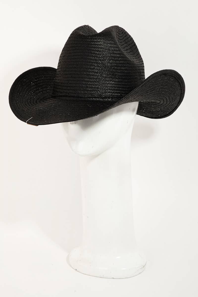 Straw Braided Cowboy Hat