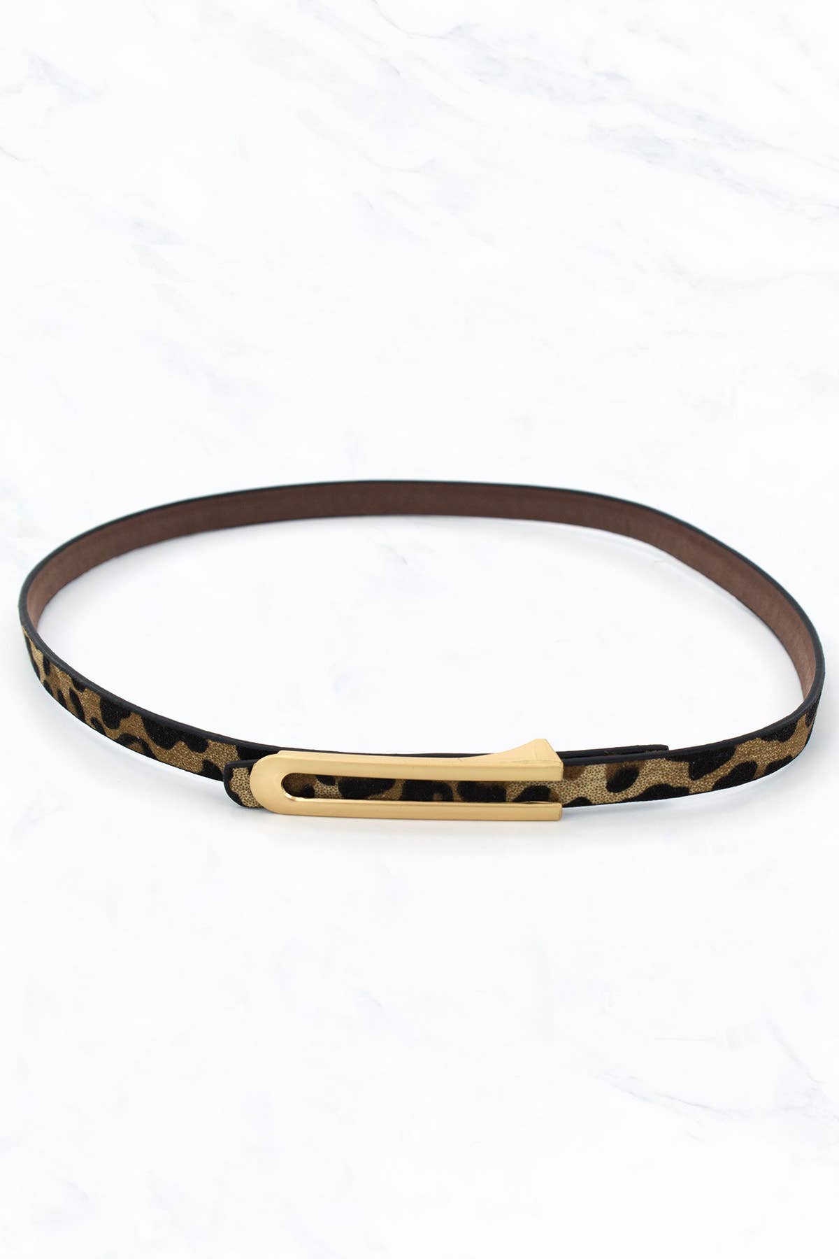Fedora Hat Leopard Belt