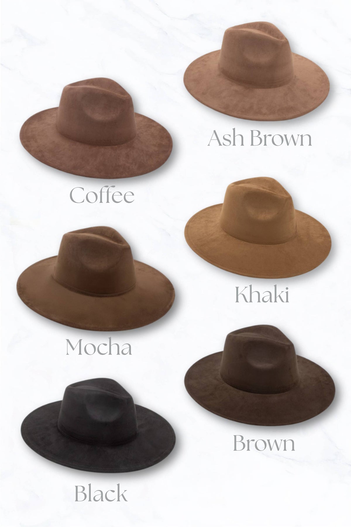 Suede Large Eaves Peach Top Fedora Hat