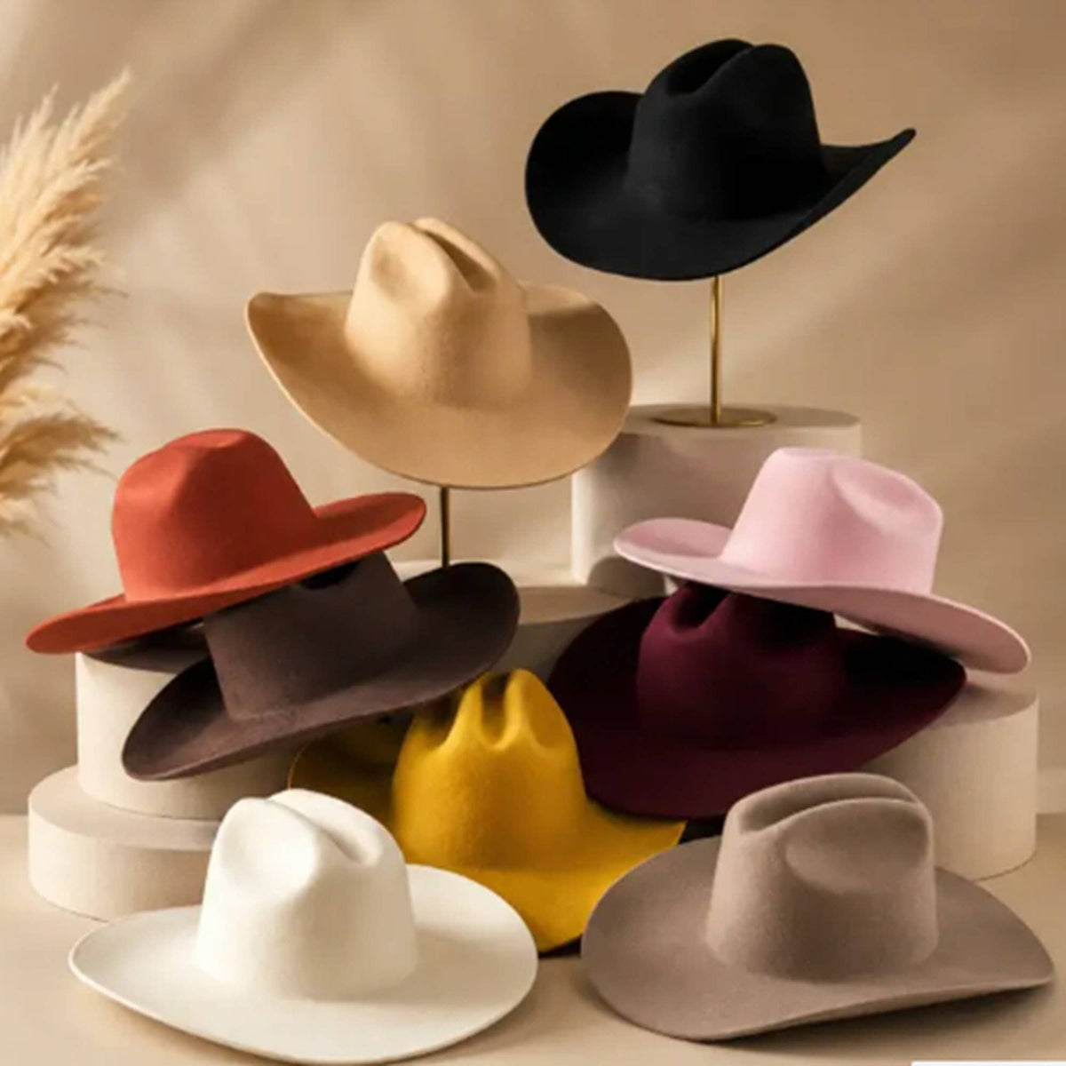 100% Australian Wool Cowboy Hat.