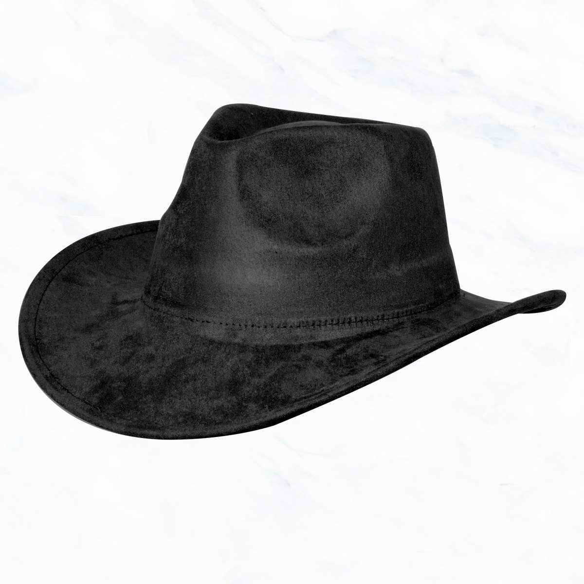 Suede Regular Cowboy Fedora Hat
