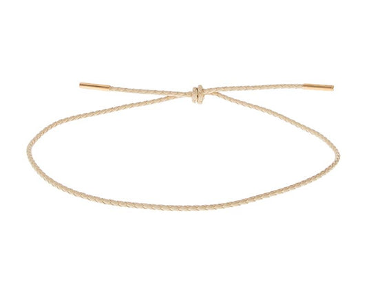 Hat Band - Braided Leather Side Tie - 3 Colors!