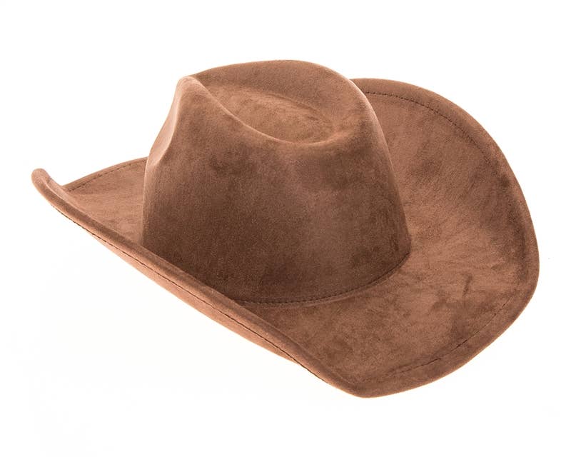 Classic Vegan Suede Cowboy Hat - Now More Colors!