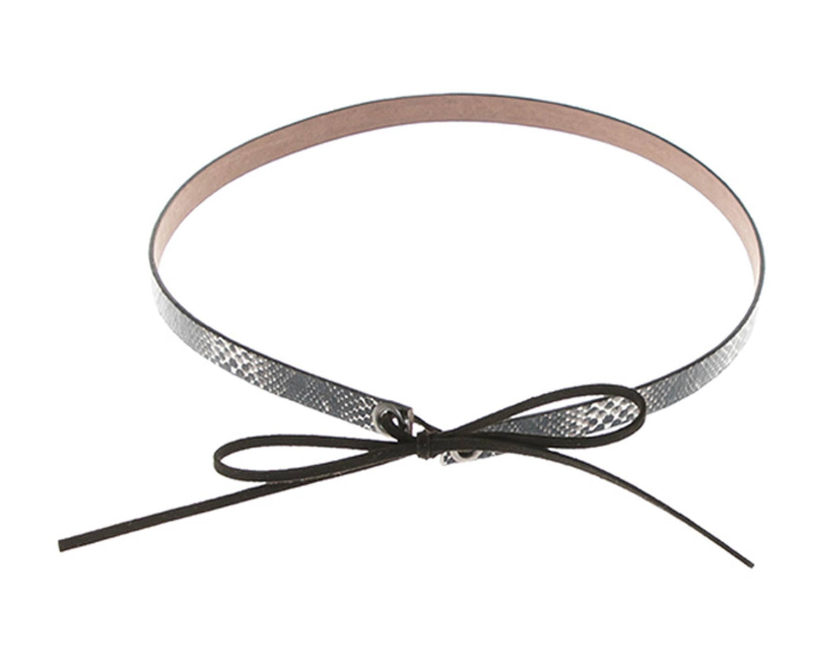 Hat Band - Snake Print Faux Leather - New!