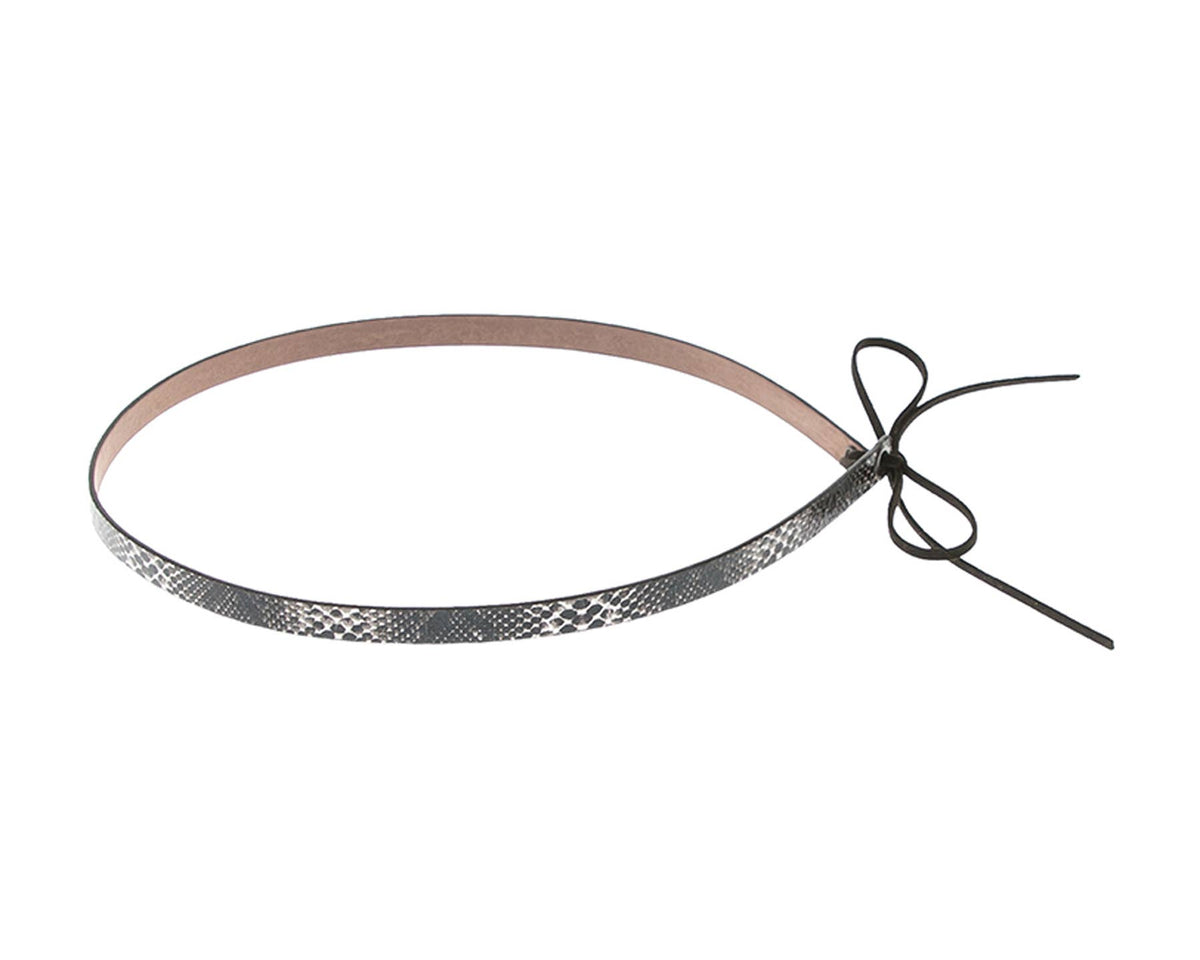 Hat Band - Snake Print Faux Leather - New!