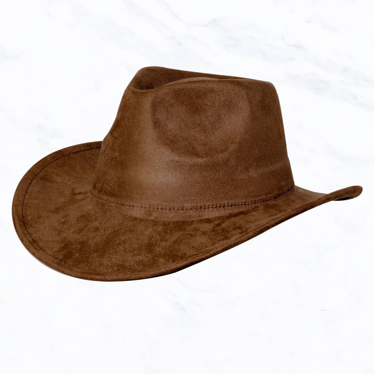 Suede Regular Cowboy Fedora Hat