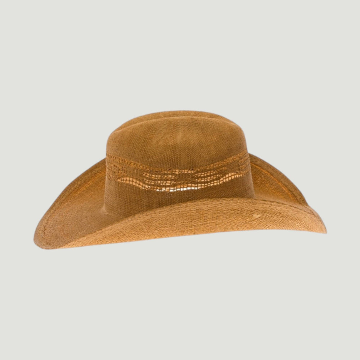 Woven Straw Vented Cowboy Hat
