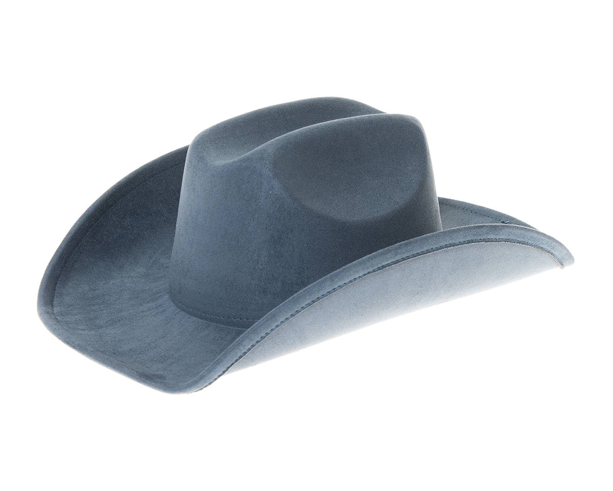Cattleman Cowboy-Cowgirl Hat - Vegan Suede - Many Colors!