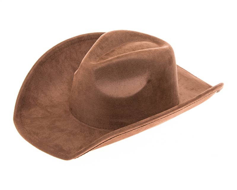Classic Vegan Suede Cowboy Hat - Now More Colors!
