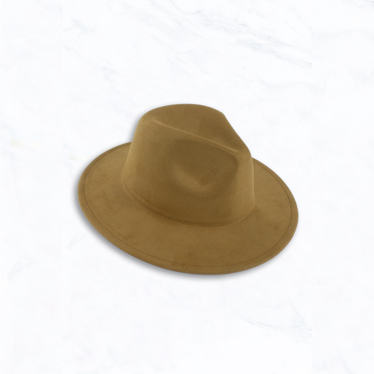 Kids Suede Peach Top Fedora Hat