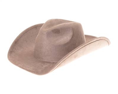 Classic Vegan Suede Cowboy Hat - Now More Colors!