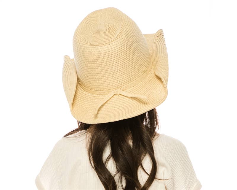 Kids Straw Cowboy Hat