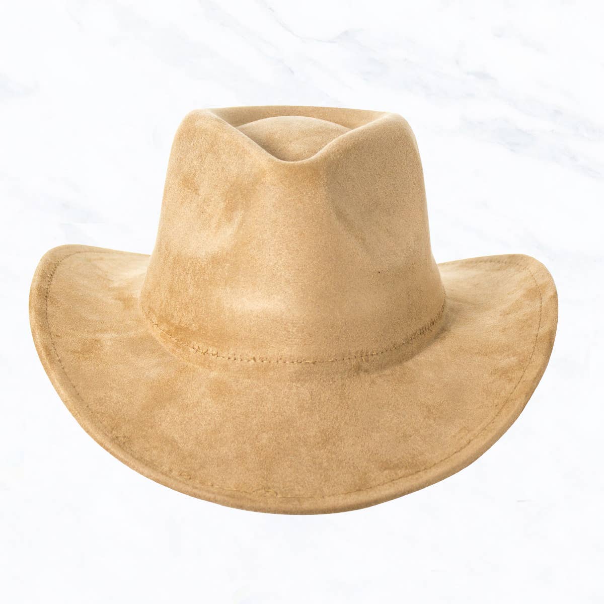 Suede Regular Cowboy Fedora Hat