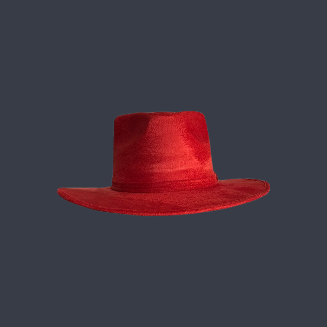 Arrowhead Flat Brim Vegan Suede