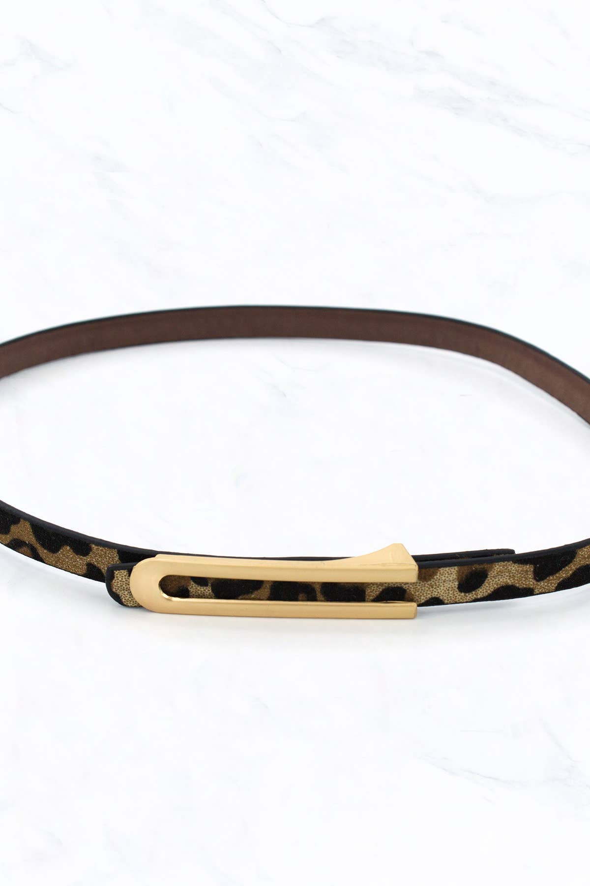 Fedora Hat Leopard Belt