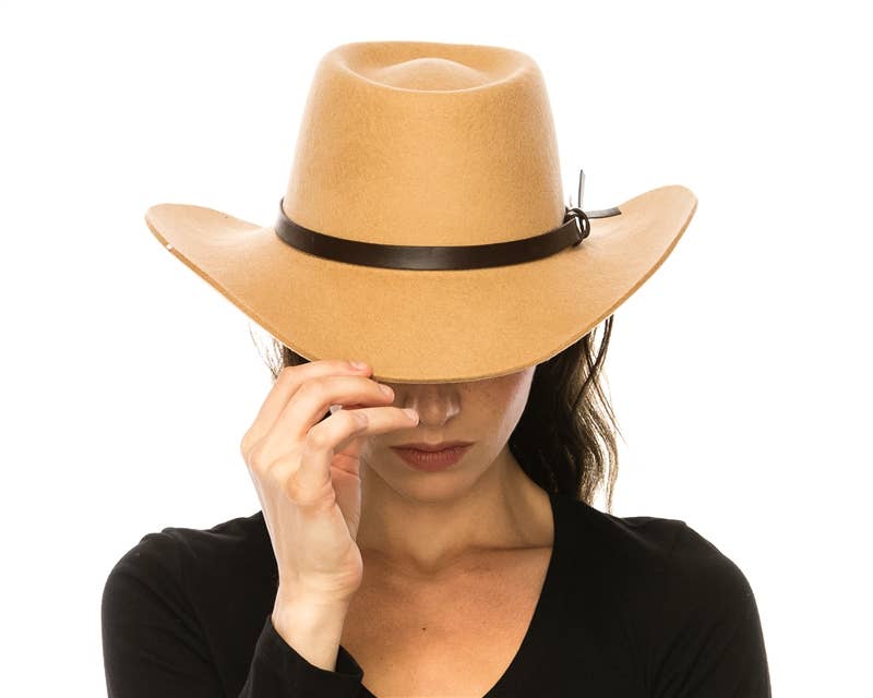 Hat Band - Brown Leather - Hat Bar Accessories