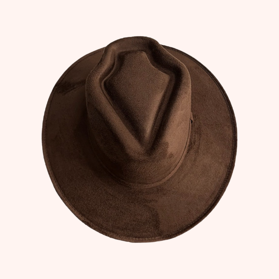 Arrowhead Flat Brim Vegan Suede