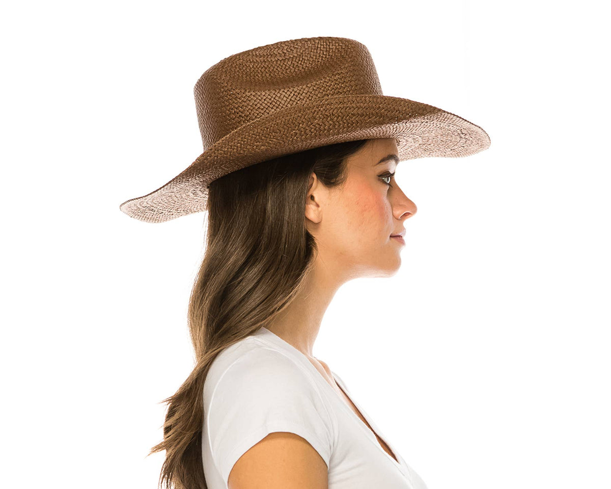 Handwoven Toyo Straw Cowboy Hat - All Colors in Stock!